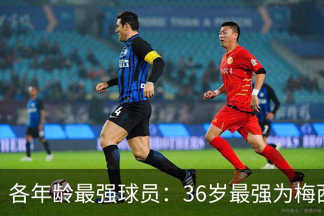 各年龄最强球员：36岁最强为梅西，39岁最强为C罗